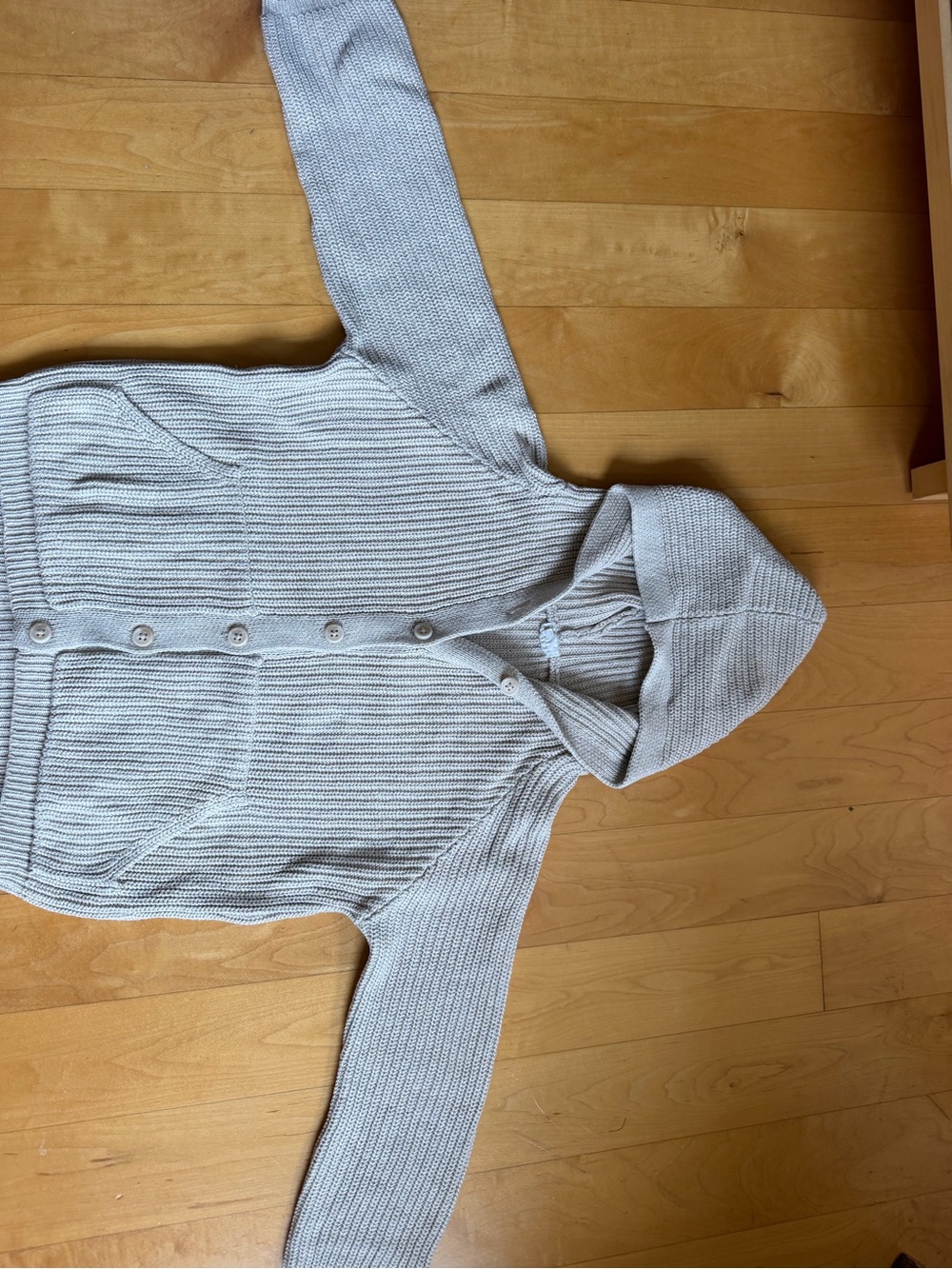 Jamie Kay ‚Oatmeal Marie‘ Ribbed Cardigan - Picture 2 of 4